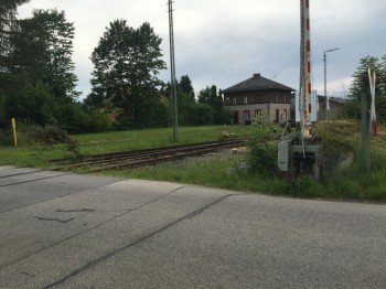 Startpunkt des Adalbert-Stifter-Radwegs: Die Parkplätze am Bahnhof Waldkirchen