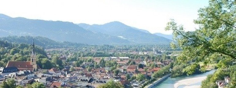 Blick vom Kalvarienberg in Bad Tölz