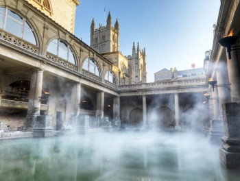 Do it like the Romans, and relax in the hot springs of Bath.