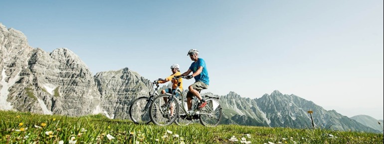 Das Stubaital bietet viele Möglichkeiten für Radtouren mit dem E-Bike