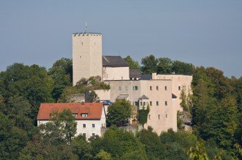 Blick auf Burg Falkenstein