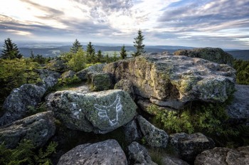 Das Panorama während der Radtour ist beeindruckend.