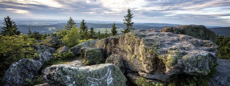 Das Panorama während der Radtour ist beeindruckend.