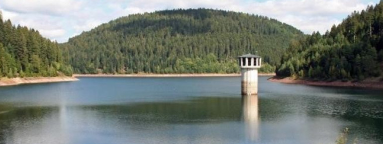 The fresh water reservoir Kleine Kinzig