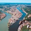 Blick auf die Dreiflüssestadt Passau, den Startpunkt der Strecke