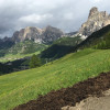 Blick über Corvara