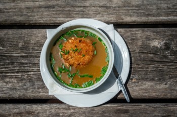Kaspressknödelsuppe
