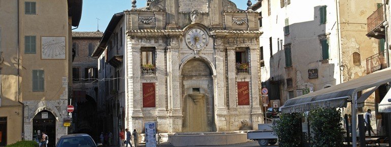 Marktplatz von Spoleto