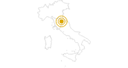 Wanderung Vom Santuario La Verna nach Pieve Santo Stefano in Arezzo: Position auf der Karte