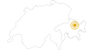 Wanderung Höhenwanderung von Davos über die Schatzalp nach Glaris in Davos Klosters: Position auf der Karte