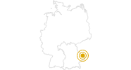 Wanderung Von der Fredenbrücke zum Lusen Bayerischer Wald: Position auf der Karte