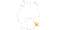 Wanderung entlang des Osterbachs zwischen Waldkirchen und Röhrnbach Bayerischer Wald: Position auf der Karte