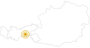 Wanderung Von Hintertux zur Bichlalm im Zillertal: Position auf der Karte