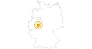 Hike Circuit Hochtour Winterberg - North Rhine-Westphalia in the Sauerland: Position on map