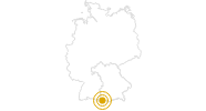 Wanderung von Bad Hindelang nach Oberjoch im Allgäu: Position auf der Karte