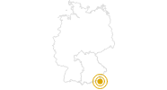 Wanderung Watzmann Überschreitung im Berchtesgadener Land: Position auf der Karte