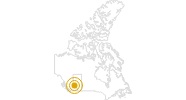 Wanderung Tonquin Valley - Rockies von Kanada in den Canadian Rockies: Position auf der Karte