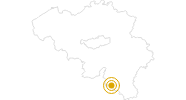 Wanderung Rundtour um Bouillon in der Provinz Luxemburg: Position auf der Karte