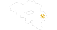 Wanderung Forellenweg bei Stavelot in Lüttich: Position auf der Karte