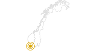 Wanderung Wanderung auf den Preikestolen (Felskanzel) in Rogaland: Position auf der Karte