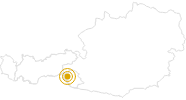 Wanderung Knappentreck in Osttirol: Position auf der Karte