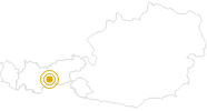 Wanderung Stubaier Höhenweg in Stubai: Position auf der Karte