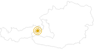 Hike Reiterkogel summit in Saalbach-Hinterglemm: Position on map