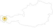 Webcam Village center Warth in the Bregenz Forest: Position on map
