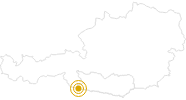 Wanderung Vom Hochweisssteinhaus zum Monte Peralba (Lesachtal) in Nassfeld-Pressegger See - Lesachtal - Weissensee: Position auf der Karte