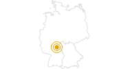 Wanderung Fränkischer Rotwein Wanderweg in Churfranken: Position auf der Karte