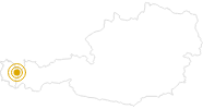 Wanderung Rundwanderung von der Steffisalp zum Hochtannbergpass und zurück nach Warth im Bregenzerwald: Position auf der Karte