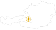 Wanderung Salzburger Almenweg Etappe 17 (von Flachau nach Zauchensee) in der Salzburger Sportwelt: Position auf der Karte
