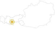 Wanderung WildeWasserWeg - Etappe 3: Sulzenauhütte - Sulzenauferner in Stubai: Position auf der Karte