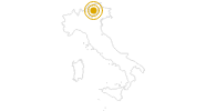 Hike Wine trail in Cortaccia The south of South Tyrol: Position on map