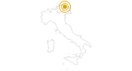 Wanderung Sommerwanderung auf das Pfannhorn in der Dolomitenregion Drei Zinnen: Position auf der Karte