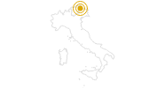 Wanderung Auf den Sarlkofel in der Dolomitenregion Drei Zinnen: Position auf der Karte