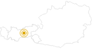 Wanderung Zirbenweg am Glungezer in der Region Hall - Wattens: Position auf der Karte