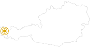 Wanderung Rund um die Walsersiedlung bei Damüls im Bregenzerwald: Position auf der Karte