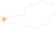 Wanderung Auf die Hochkünzelspitze bei Schröcken im Bregenzerwald: Position auf der Karte