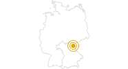 Wanderung Goldsteig Bayerischer Wald: Position auf der Karte