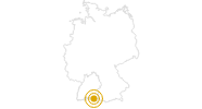 Wanderung Tettnanger Hopfenpfad am Bodensee: Position auf der Karte