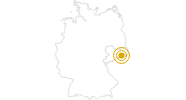 Wanderung Caspar-David-Friedrich-Weg in der Sächsischen Schweiz Sächsische Schweiz: Position auf der Karte