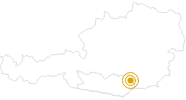 Wanderung Frantschach-St. Gertraud - Theissenegg im Lavanttal: Position auf der Karte