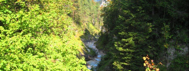 Origine of the Aschau gorge