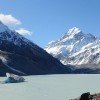 View to Mt Cook from Hooker Lake