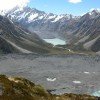 View across Mueller Lake (in the foreground) and Hooker Lake (in the background)