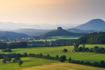 View of the striking Kaiserkrone Table Mountain.
