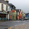 The colourful houses are characteristic for Dingle.