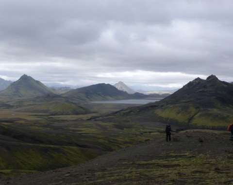 The trail leads you through Iceland's Highlands.
