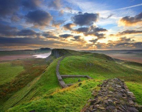 You walk through the beautiful nature of North England.